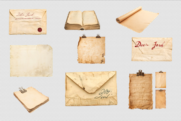 Aged Paper Texture Image 9