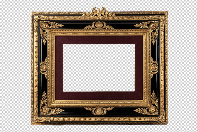 Baroque Picture Frame PNG