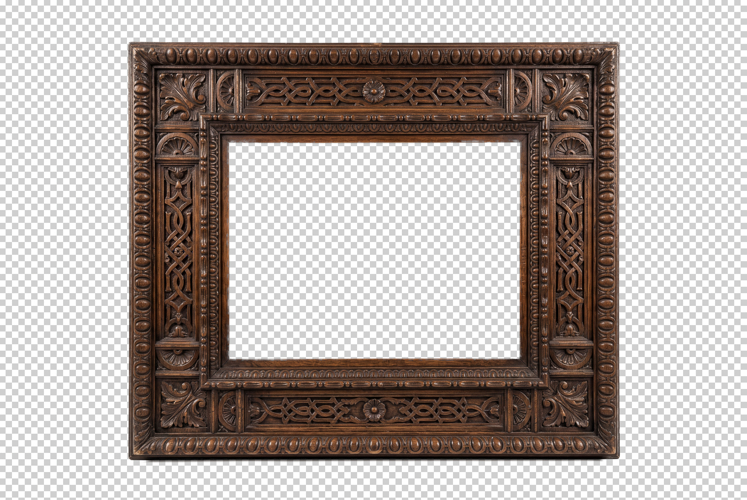 Baroque Picture Frame PNG