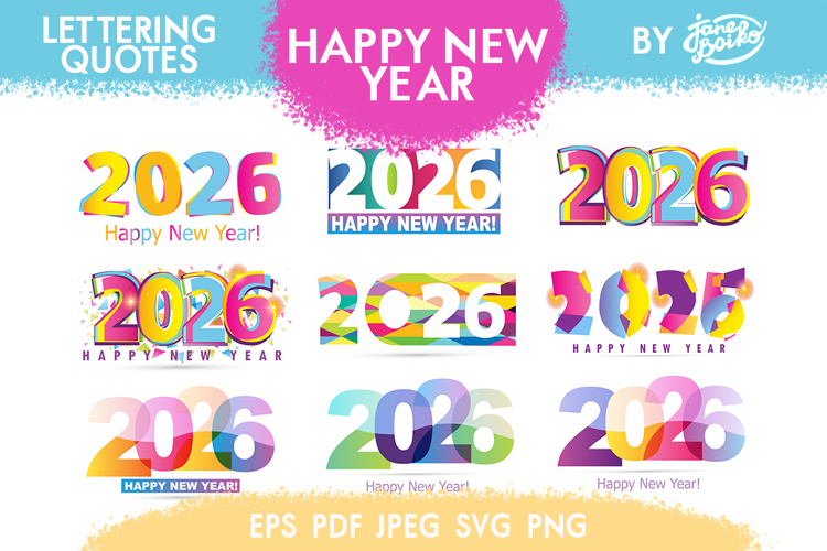 Mega set - 2026 - Happy new year