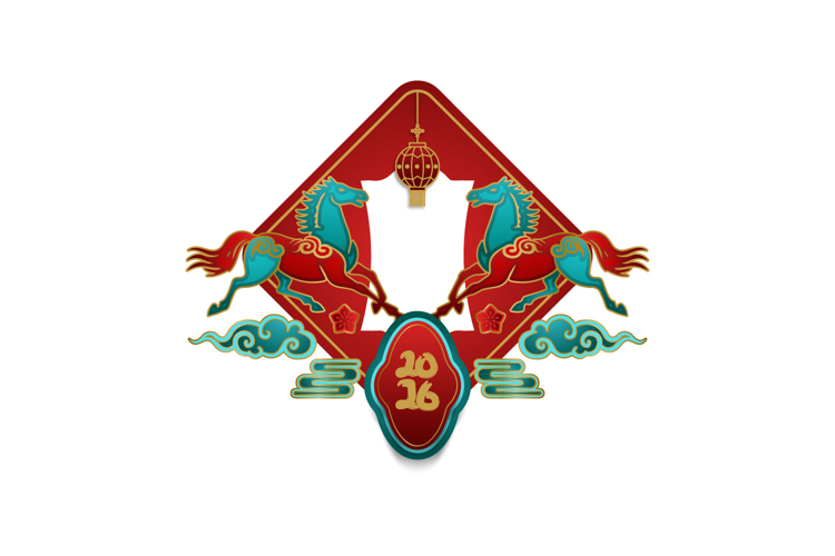 2026 Lunar new year horse chinese zodiac and spring festival