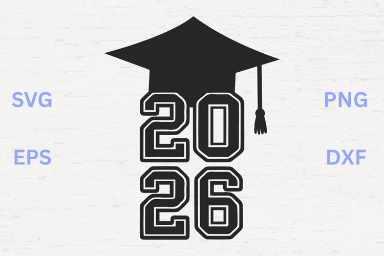 2026 Sports Graduation SVG example image 1