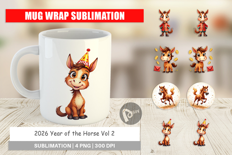 Horse Sublimation Designs