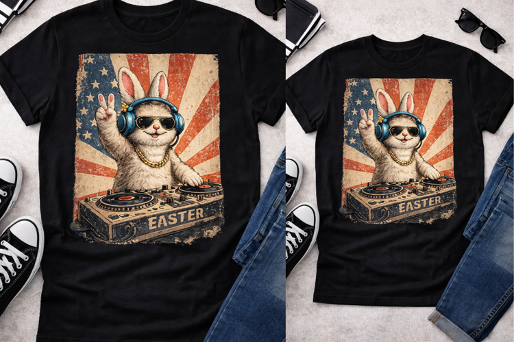 Easter dj bunny