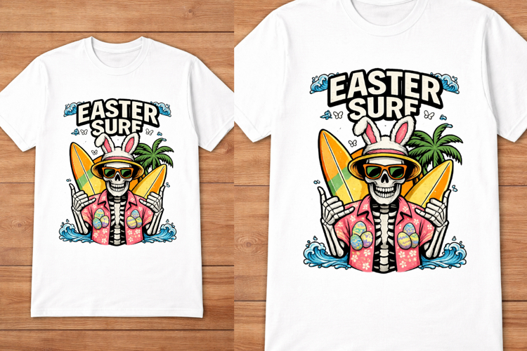 Easter Surf skull