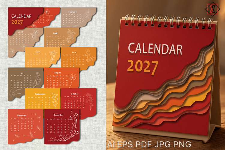 2027 Waves Calendar