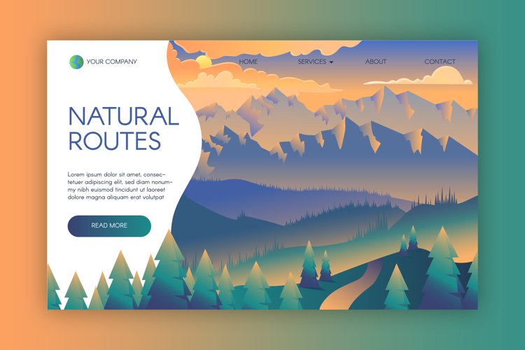 Natural Routes Landing Page