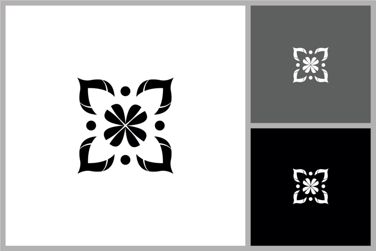 Decorative Floral Ornament Icon