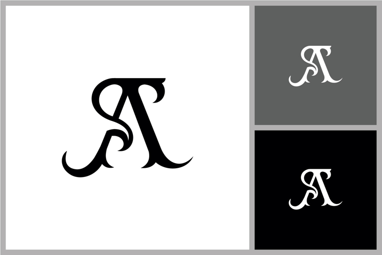 Elegant Letter A Logo vector