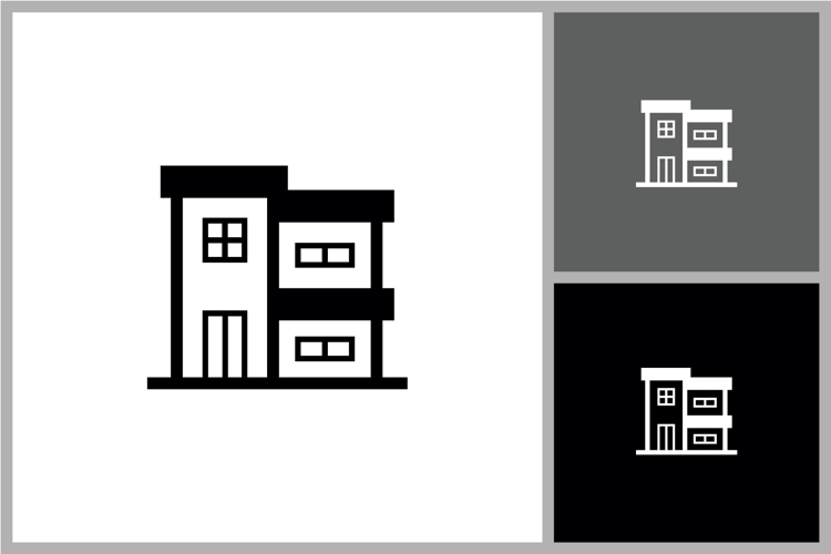 Modern Apartment Building Icon