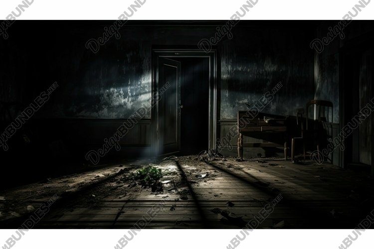 hallway abandoned dark example image 1