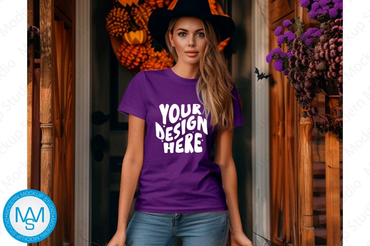 White Tshirt Mockup Image 24