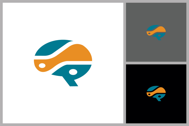 Abstract Creative Brain Logo