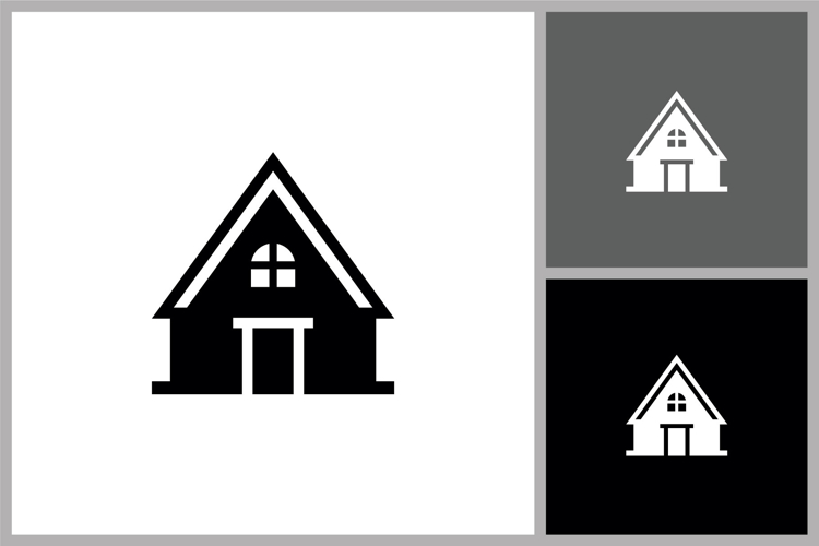 Simple House Silhouette Icon