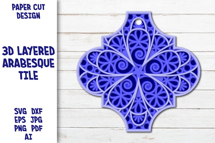 Arabesque Ornament Svg Image 23