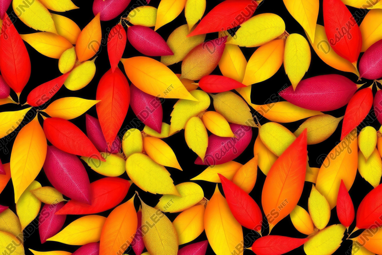 Colorful Autumn Leaves Background example image 1