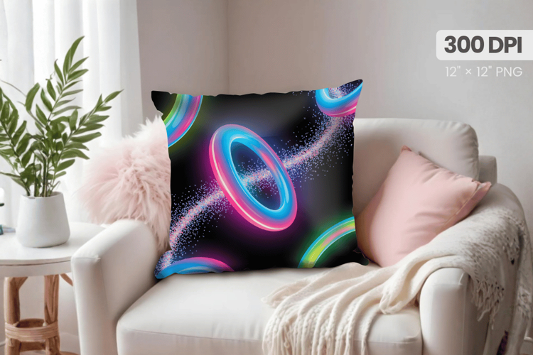 Happy New Year PNG Pillow, Festive New Years Eve 2026 PNG