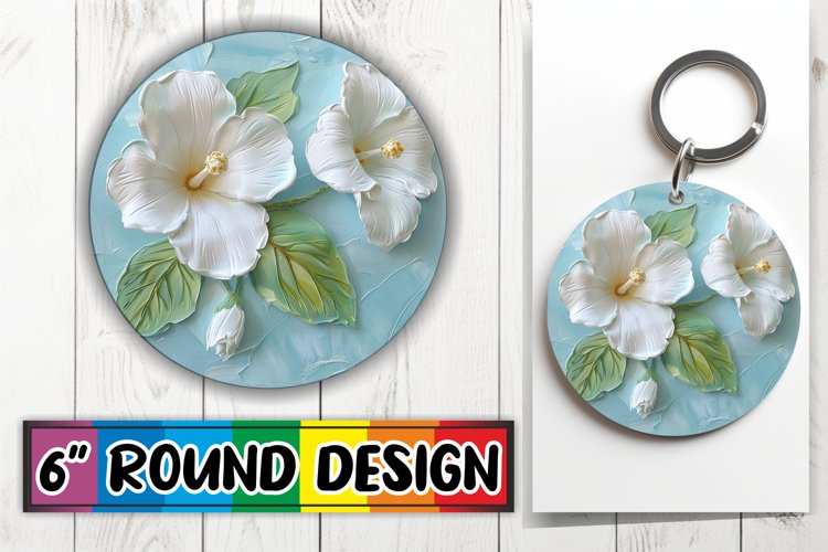 3D Petal Euphoria: Circle Design Sublimation example image 1