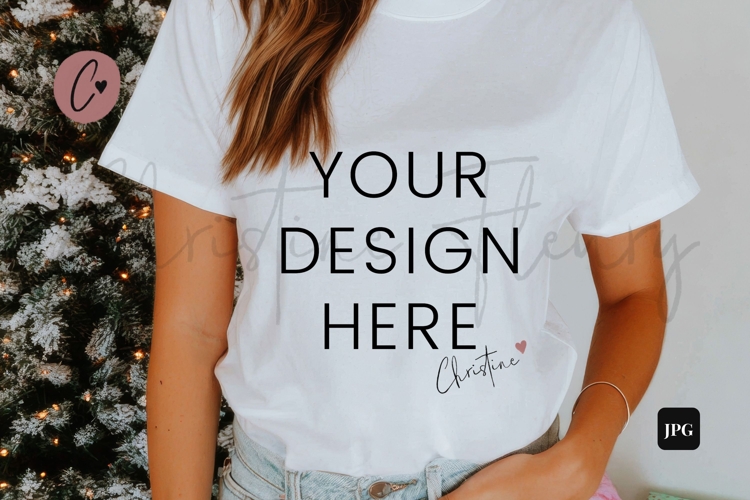 White Fall Shirt Mockup