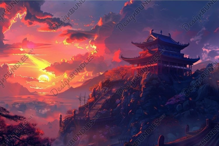 Sunset Clipart Image 7