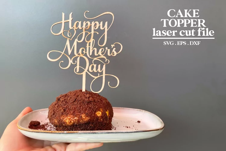 Happy Mothers Day Cake Topper