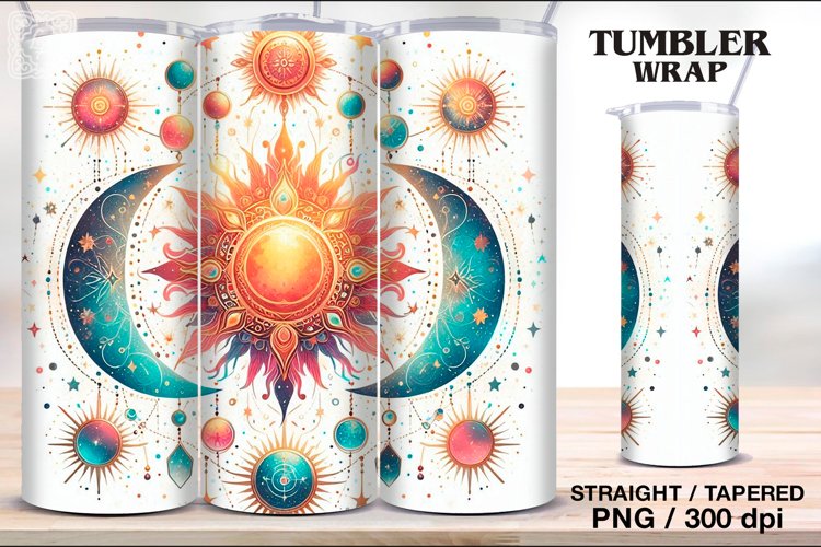 Day&Night Tumbler Sublimation, 20 oz Tumbler Wrap
