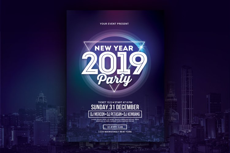 New Year Party 2019 example image 1