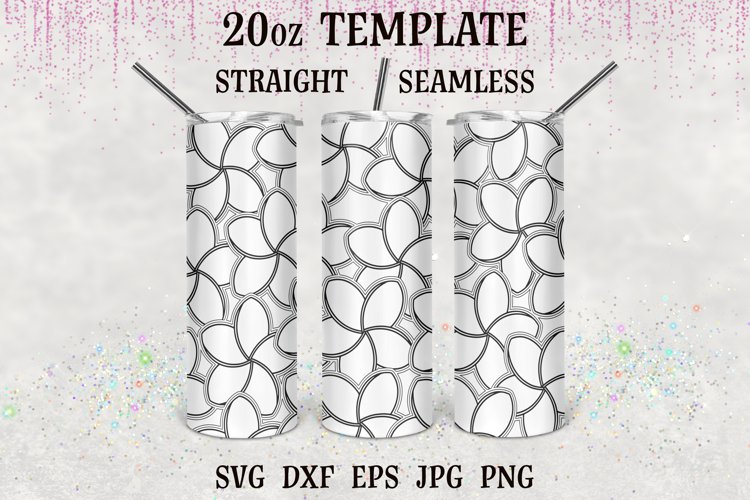Frangipani Tumbler Burst svg, Burst template svg, Tumbler sv example image 1