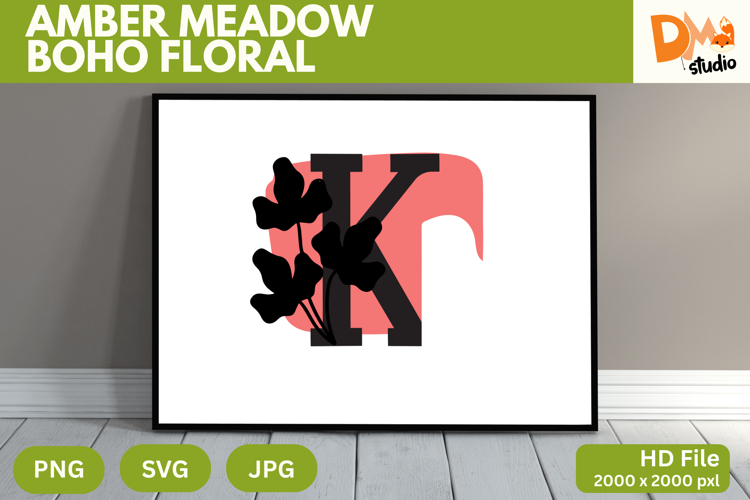 Boho Floral Svg Image 24