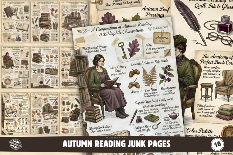 Autumn Reading Junk Journal