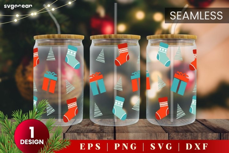 Winter Can Glass Svg | Svg Bundle | 16 Oz Libbey Glass
