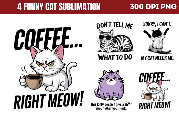 Funny Cat Svg Image 3
