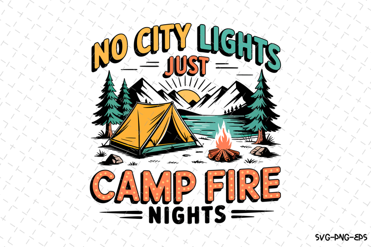 Camp Fire Svg Image 15