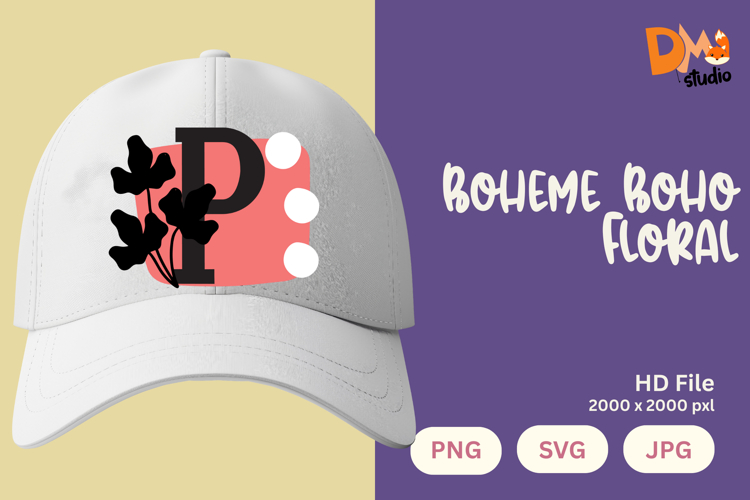 Boho Floral Svg Image 6