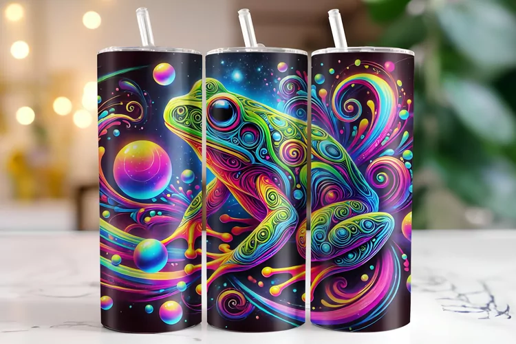 Frog Tumbler Wrap | Sublimation | Tumblers