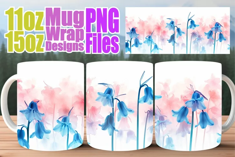 Springtime Elegance Mug: Sublimation Design