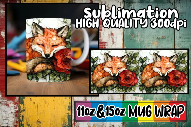 Bright horizons 11oz 15oz sublimation wrap, Animals