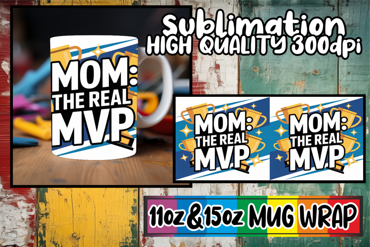 Bright journeys sublimation mug wrap, Mother's Day