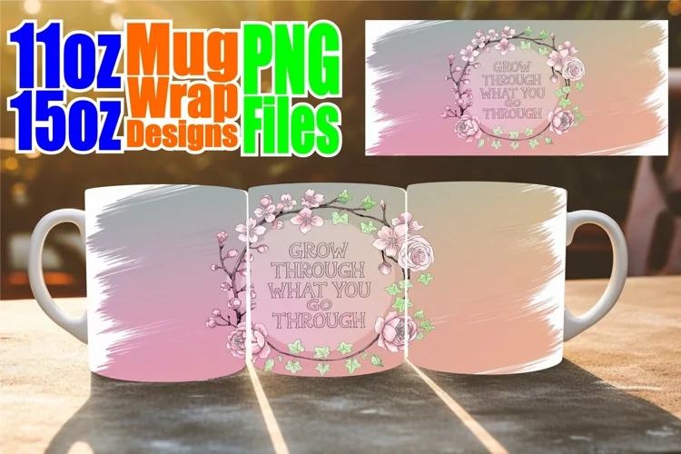 Radiant sunsets 11oz 15oz sublimation wrap, Quote