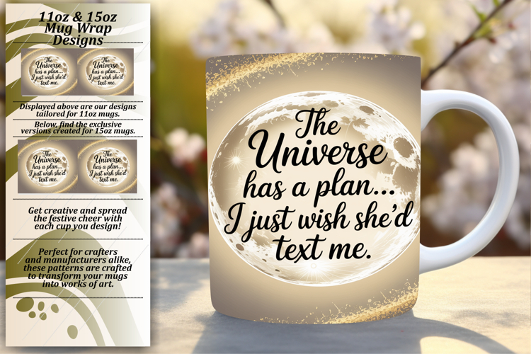 RADIANT 15oz Mug Wrap PNG Design , Girl Quote