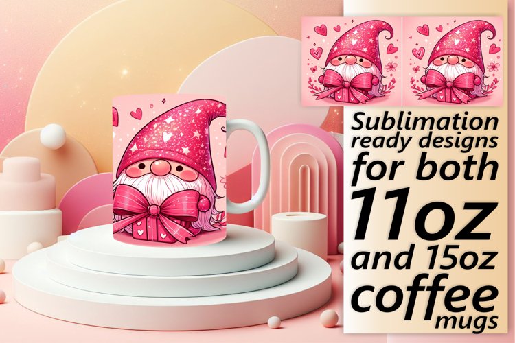 Sublimation Gnome Mug Delights example image 1