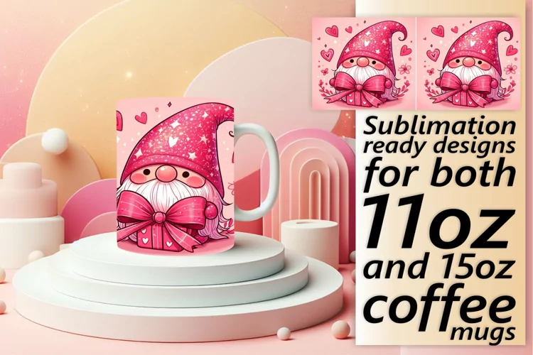 Sublimation Gnome Mug Delights