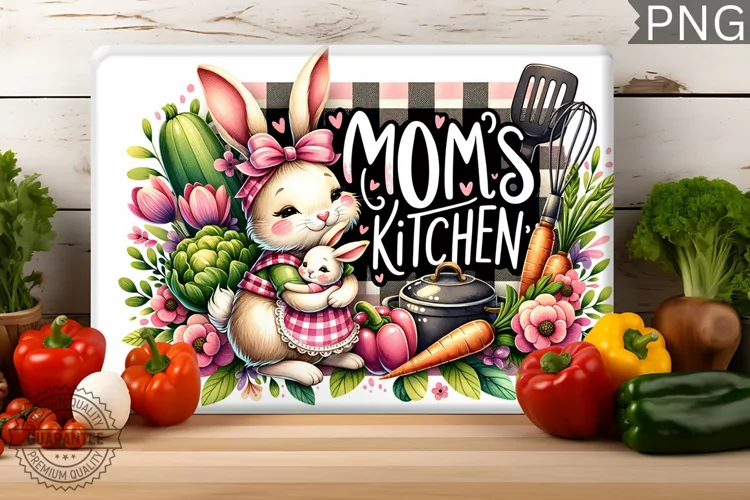mom's Kitchen Design, Mom Kitchen Sublimation