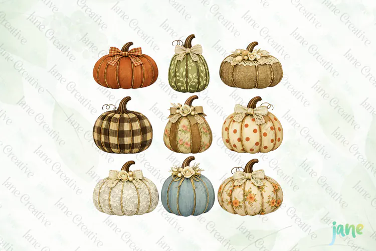Vintage Pumpkin Clipart