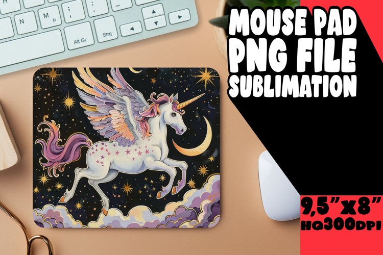 Dreamy Holiday Horse Mouse Pads