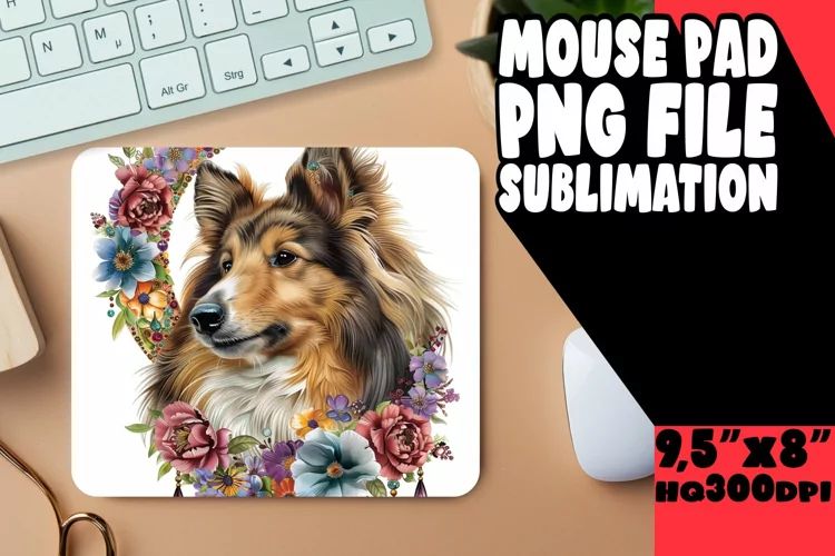 Whimsical Woofs: Watercolor Mouse Pads
