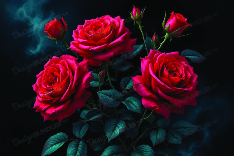 Red Roses Clipart Image 4