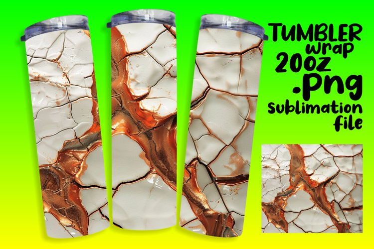 Shimmering Agate Sublimation Tumbler Assortment example image 1
