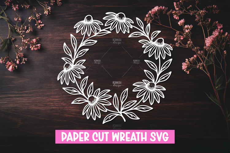 Floral Wreath Svg Image 21