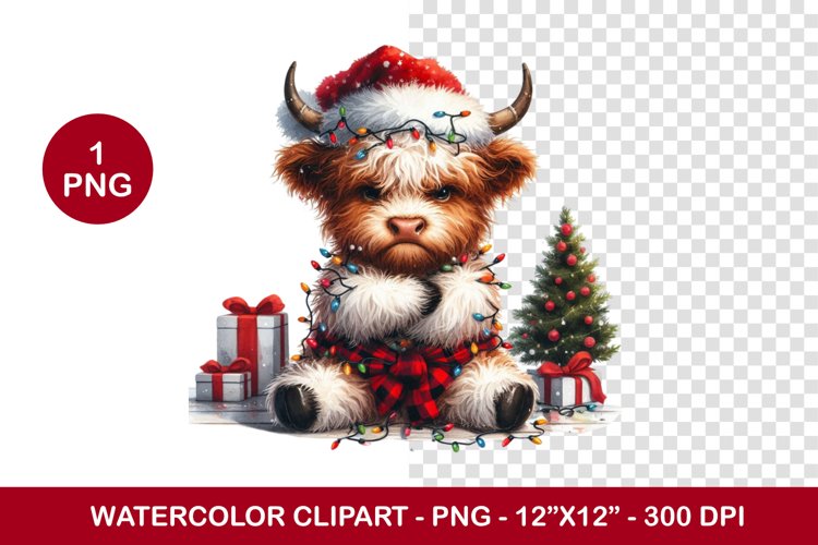 Highland Cow Clipart Image 6